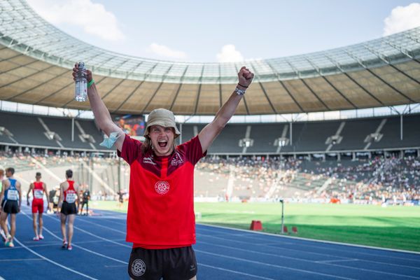 Nils Huhtakangas (LG Osnabrueck) waehrend der deutschen Leichtathletik-Meisterschaften im Olympiastadion am 26.06.2022 in Berlin